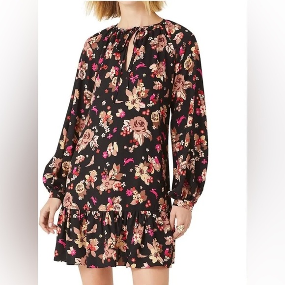 Kate Spade Floral Black Dress Kate Spade NEW XS - Picture 1 of 6